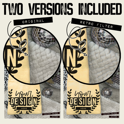 Comfort Colors Butter High Quality JPG File Mock-up