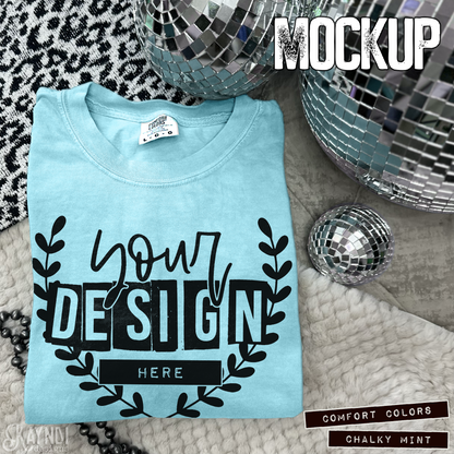 Comfort Colors Chalky Mint High Quality JPG File Mock-up