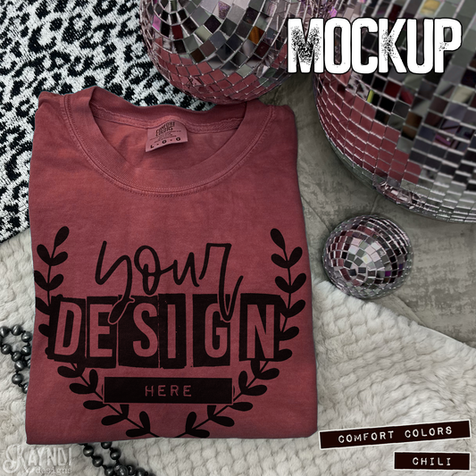 Comfort Colors Chili High Quality JPG File Mock-up