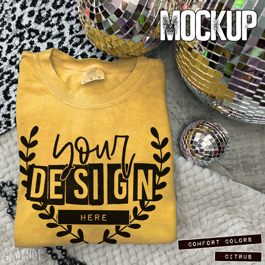 Comfort Colors Citrus High Quality JPG File Mock-up
