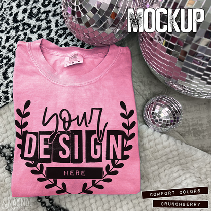 Comfort Colors Crunchberry High Quality JPG File Mock-up