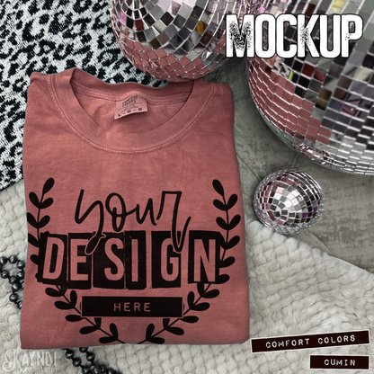 Comfort Colors Cumin High Quality JPG File Mock-up