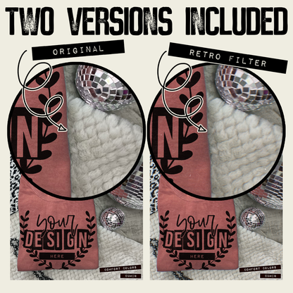 Comfort Colors Cumin High Quality PSD File with Smart Object Mock-up