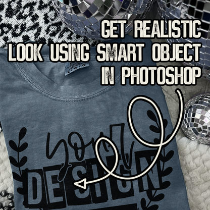 Comfort Colors Denim High Quality PSD File with Smart Object Mock-up