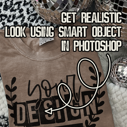 Comfort Colors Espresso High Quality PSD File with Smart Object Mock-up