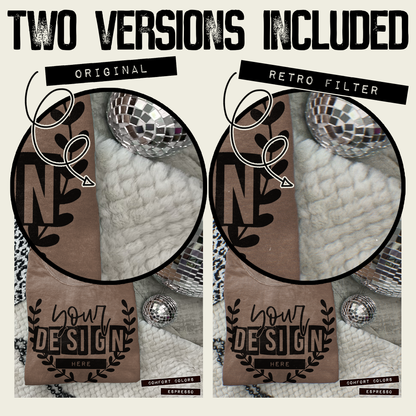 Comfort Colors Espresso High Quality JPG File Mock-up