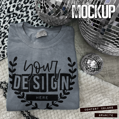 Comfort Colors Granite High Quality JPG File Mock-up