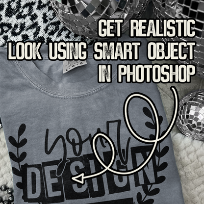 Comfort Colors Granite High Quality PSD File with Smart Object Mock-up