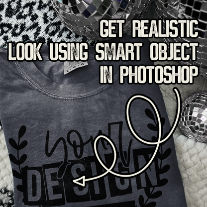 Comfort Colors Graphite High Quality PSD File with Smart Object Mock-up