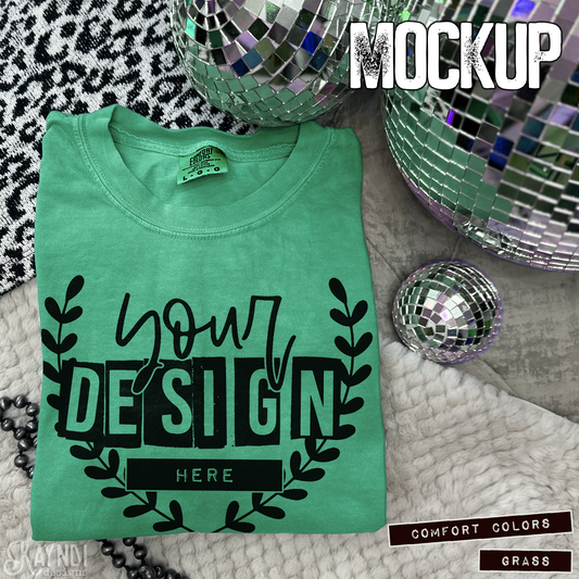 Comfort Colors Grass High Quality JPG File Mock-up