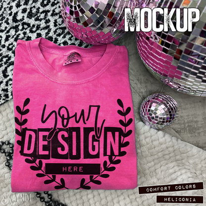 Comfort Colors Heliconia High Quality JPG File Mock-up