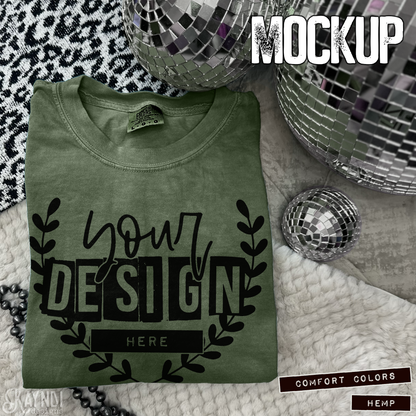Comfort Colors Hemp High Quality JPG File Mock-up