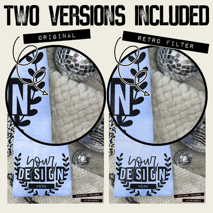 Comfort Colors Hydrangea High Quality JPG File Mock-up