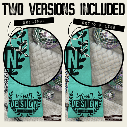 Comfort Colors Island Green High Quality JPG File Mock-up