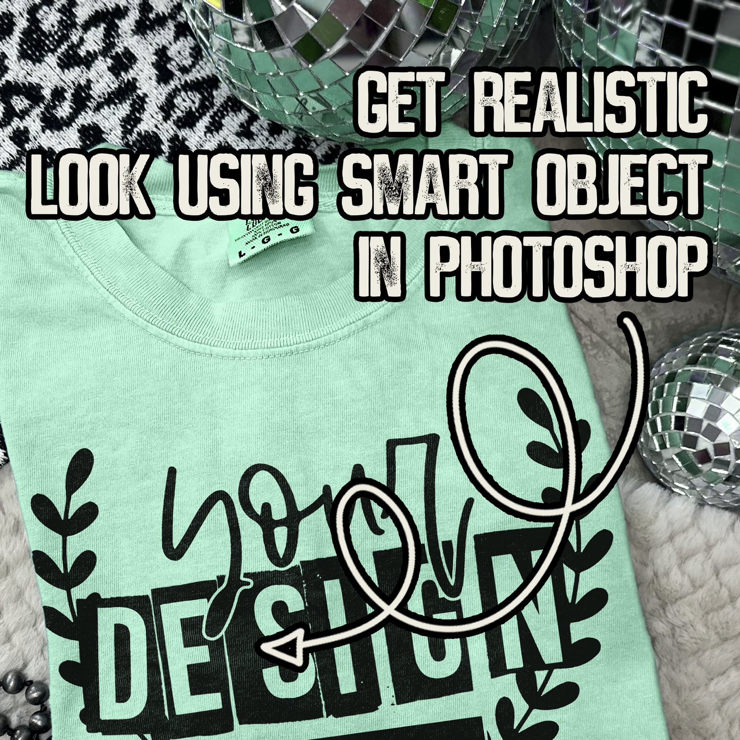 Comfort Colors Island Reef High Quality PSD File with Smart Object Mock-up