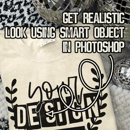 Comfort Colors Ivory High Quality PSD File with Smart Object Mock-up