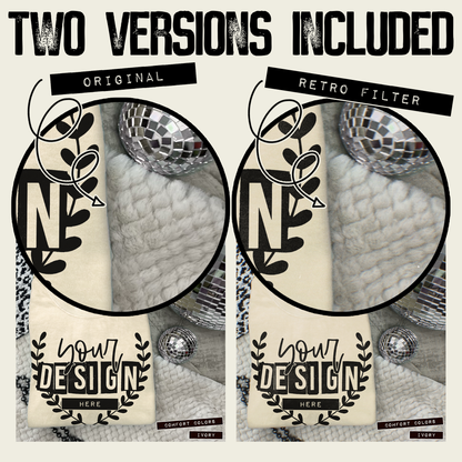 Comfort Colors Ivory High Quality PSD File with Smart Object Mock-up