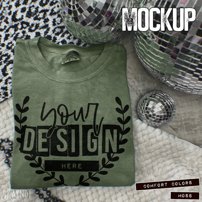 Comfort Colors Moss High Quality JPG File Mock-up
