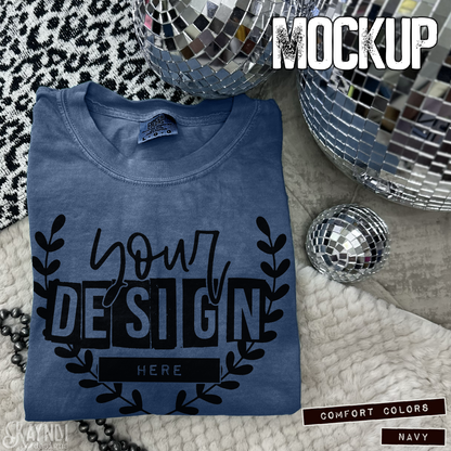 Comfort Colors Navy High Quality JPG File Mock-up