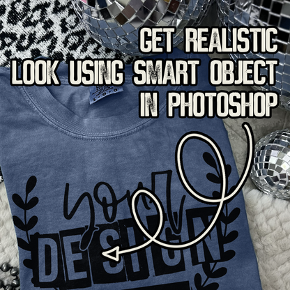 Comfort Colors Navy High Quality PSD File with Smart Object Mock-up