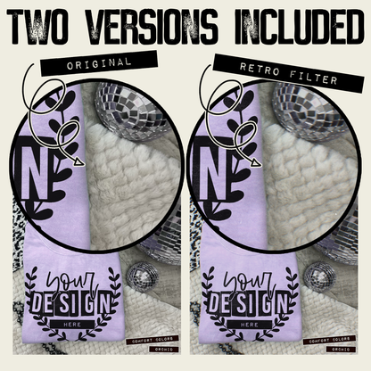 Comfort Colors Orchid High Quality JPG File Mock-up