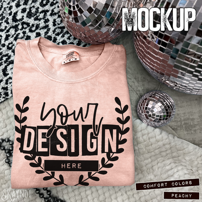 Comfort Colors Peachy High Quality JPG File Mock-up
