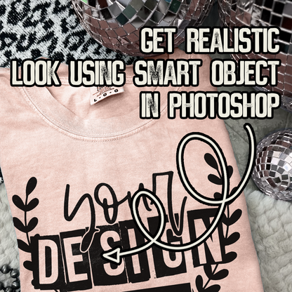 Comfort Colors Peachy High Quality PSD File with Smart Object Mock-up
