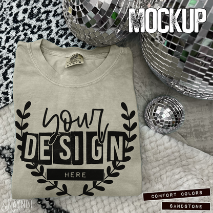 Comfort Colors Sandstone High Quality JPG File Mock-up