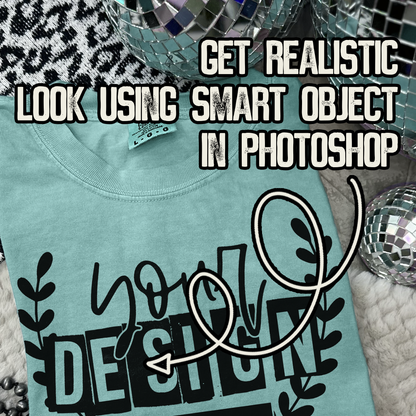 Comfort Colors Seafoam High Quality PSD File with Smart Object Mock-up