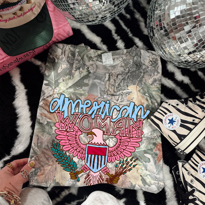 American Woman Design PNG Digital Download Sublimation DTF Print Ready