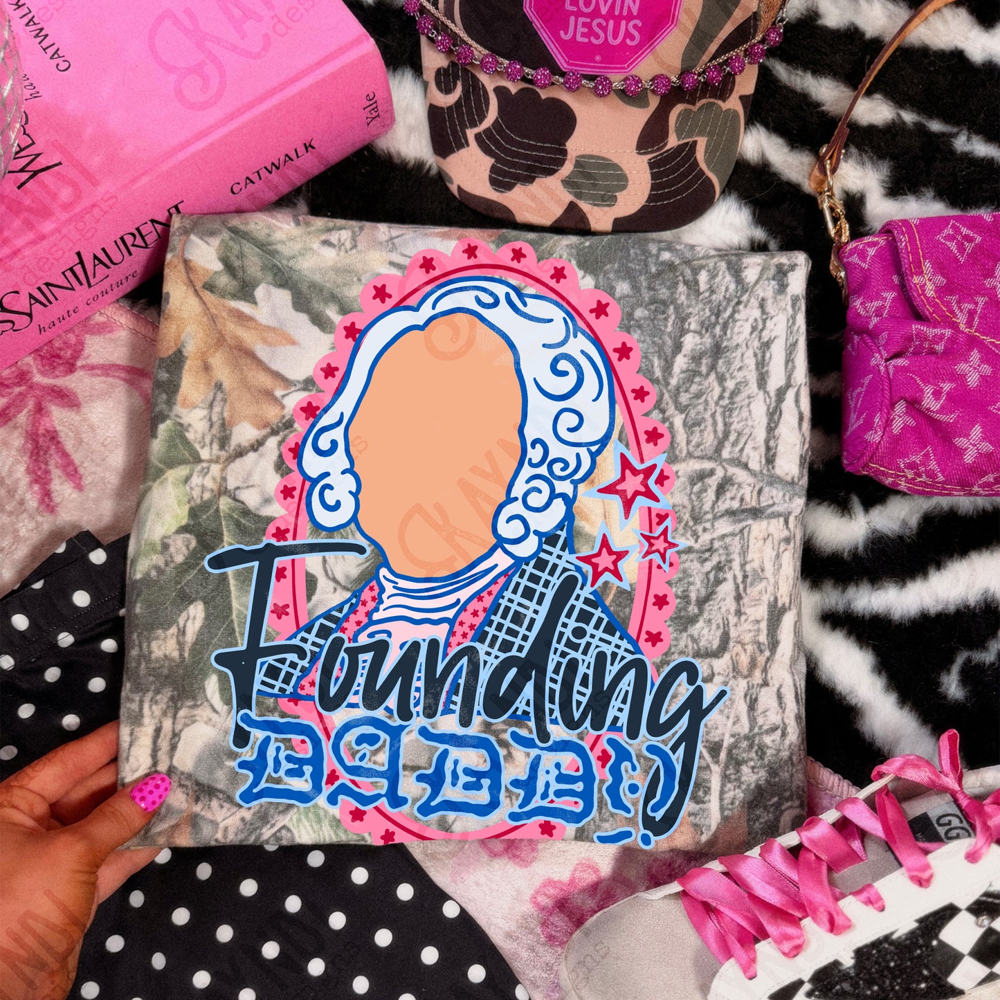 Founding Daddy Design PNG Digital Download Sublimation DTF Print Ready