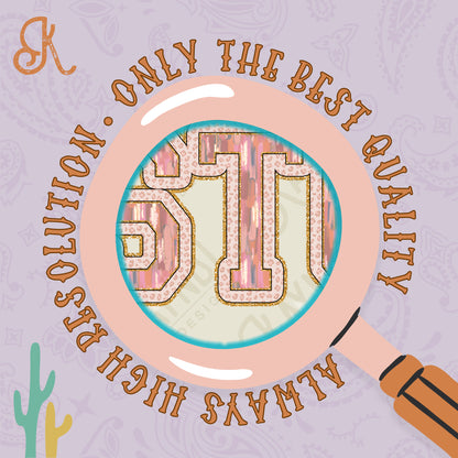 Custom Nickname Team Sports Design Sublimation Design PNG Digital Download Printable Pink Leopard Cheetah Gold Glitter Brushstrokes Mascot School Football Teacher Cheerleader Mama Mini