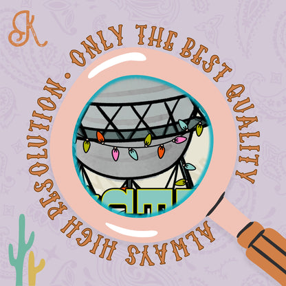 Customizable "Customize your own" Its Christmas Time in a Small Town Design PNG Digital Download Printable