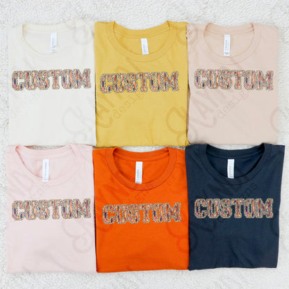 Custom Nickname Team Sports Design Sublimation Design PNG Digital Download Printable Pink Blue Gold Glitter Brushstrokes Mascot School Football Teacher Cheerleader Mama Mini