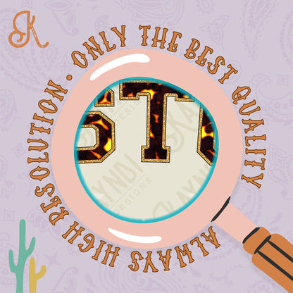 Custom Nickname Team Sports Design Sublimation Design PNG Digital Download Printable Tortoise Shell Gold Glitter Mascot School Football Teacher Cheerleader Mama Mini