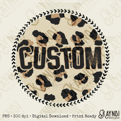 Custom Leopard Sublimation Design PNG Digital Download Printable Leopard Mothers Day Mama Mini Cheetah Mom Momma