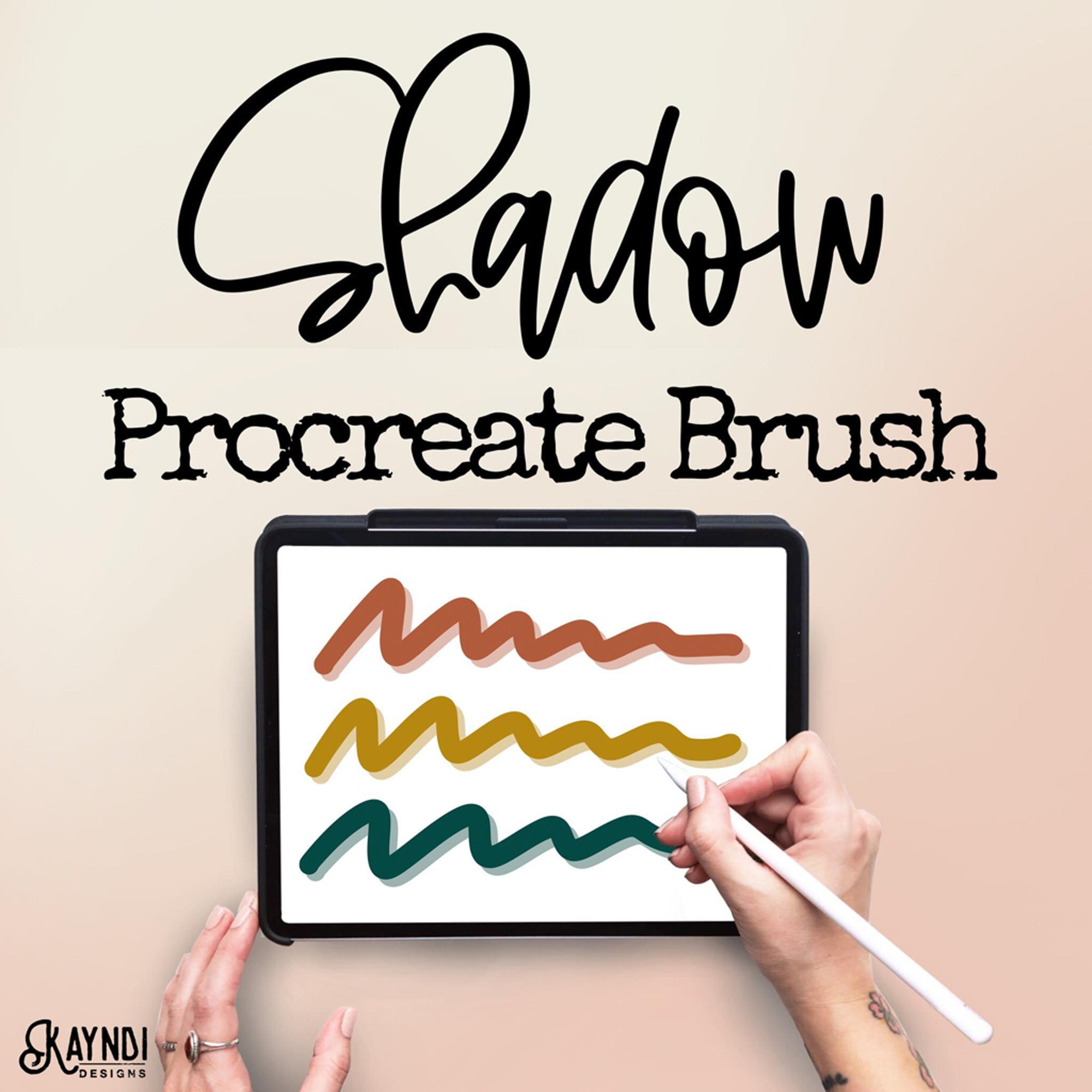 Shadow Procreate Texture Brush – KayndiDesigns