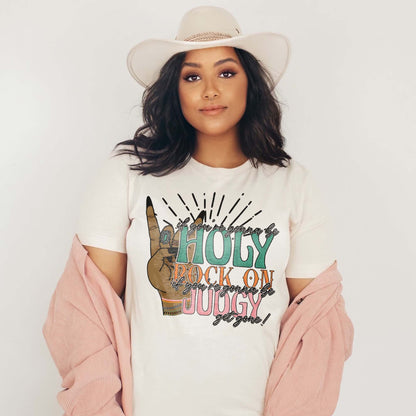 If You're Gonna Be Holy Rock On If You're Gonna be Judgy Get Gone Sublimation Design PNG Digital Download Printable Western Country Rodeo