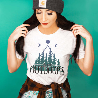 The Great Outdoors  Sublimation Design PNG Digital Download Printable Mens Adventure 90s Deer Hunting Season Manly Guys Boys