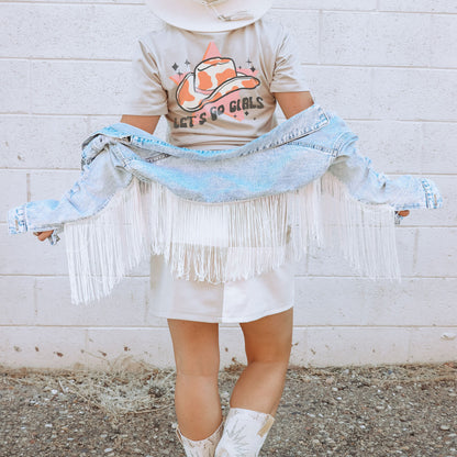 Let's Go Girls Pink Sublimation Design PNG Digital Download Printable 90s Country Cow Print Cowgirl Hat Cowboy Retro Southern Star