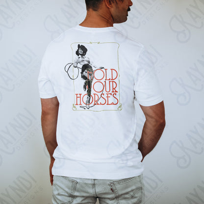 Hold Your Horses Sublimation Design PNG Digital Download Printable