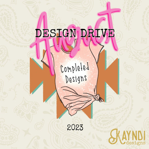 August 2023 Design Drive