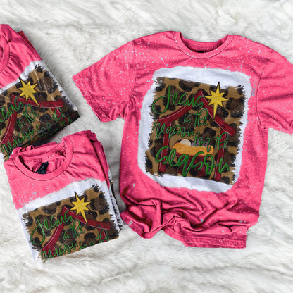 Jesus is the Reason for the Season Red Sublimation Design PNG Digital Download Printable Christian Christmas Nativity Baby Jesus Leopard