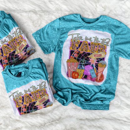 Take me to the Fair 1 Sublimation Design PNG Digital Download Printable State Fair Country Fair Rides Neon Ferris Wheel Tickets Fall Autumn