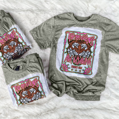 Heavens Roaring: Matching Pocket Sublimation PNG, Digital Download, Printable Christian, Faith-Based Art, Vibrant, DIY Craft Design