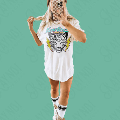 Fearless Sublimation Design PNG Digital Download Printable James 1:9 Faith Christian Jesus Leopard Cheetah Grunge Rocker Retro Band Tee