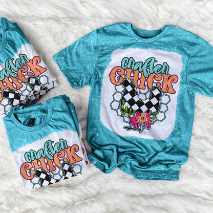 Crafter Chick Sublimation PNG, Digital Download, Printable Western, Humor-Based Art, Vibrant, DIY Craft Design