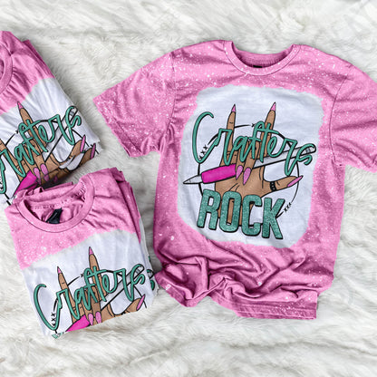 Crafters Rock Sublimation PNG, Digital Download, Printable, Humor-Based Art, Vibrant, DIY Craft Design