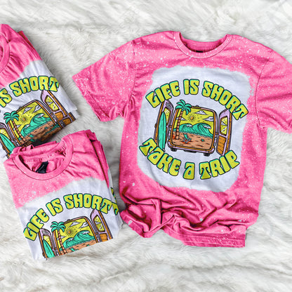 Life is short take a trip Sublimation PNG, Digital Download, Printable Summer, Beach, Van Life