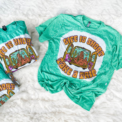Life is short take a trip Sublimation PNG, Digital Download, Printable Travel, Desert, Van Life